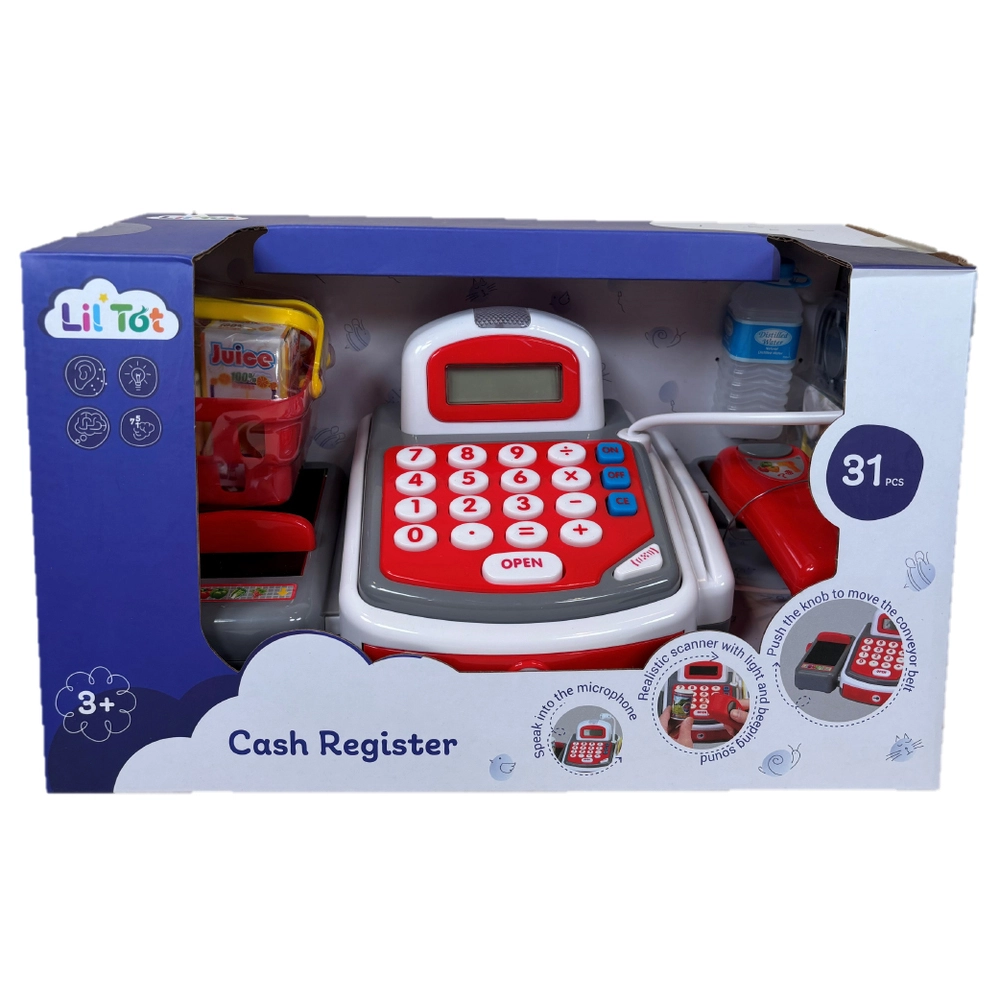 Lil'Tot Kasseapparat Med Tilbehør