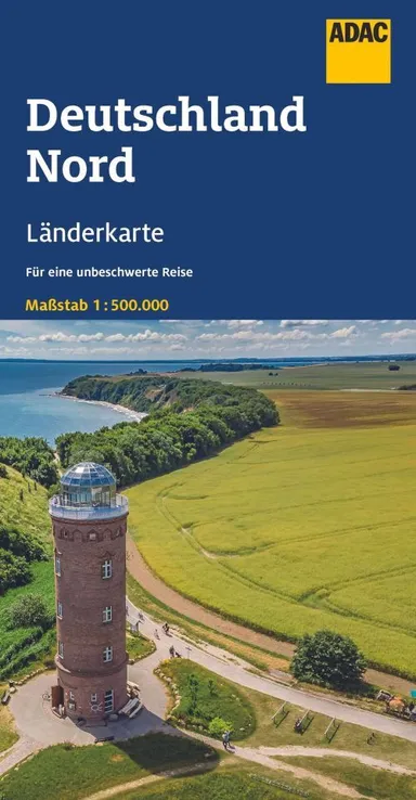 ADAC Länderkarte Deutschland Nord