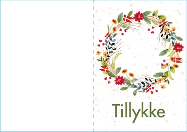 Kort 4/4 med konvolutter