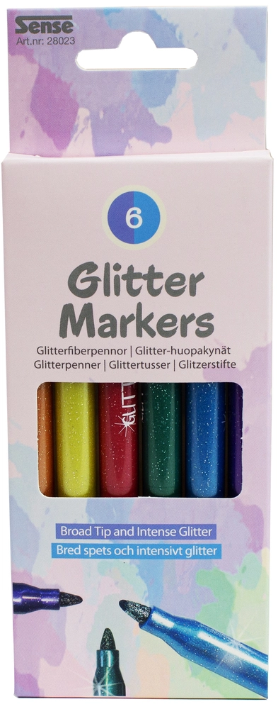 GLITTERTUSSER SENSE 6 STK