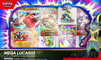 Pokemon Box Figure Mega Lucario ex