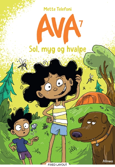 Ava 7, Sol, myg og hvalpe, Blå Læseklub