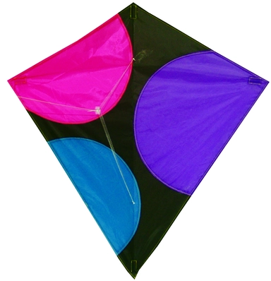 DIAMOND KITE DRAGE 70X60 CM ASS