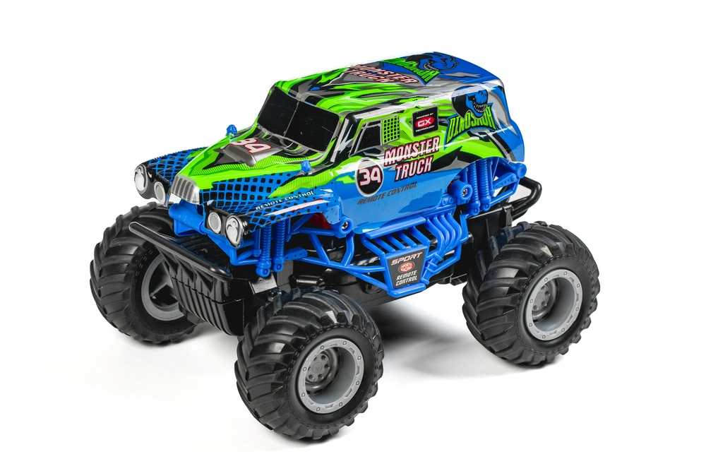 RC Monster Truck 1:20 2,4GHz, blå/grøn