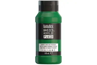 Basics fluid 118ml hookers green permanent hue row