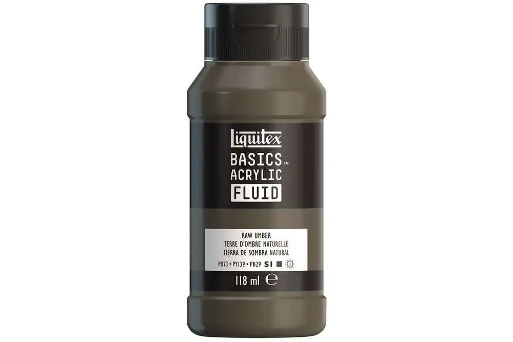 Basics fluid 118ml raw umber row 331