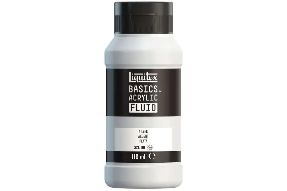 Basics fluid 118ml silver row 052 billede