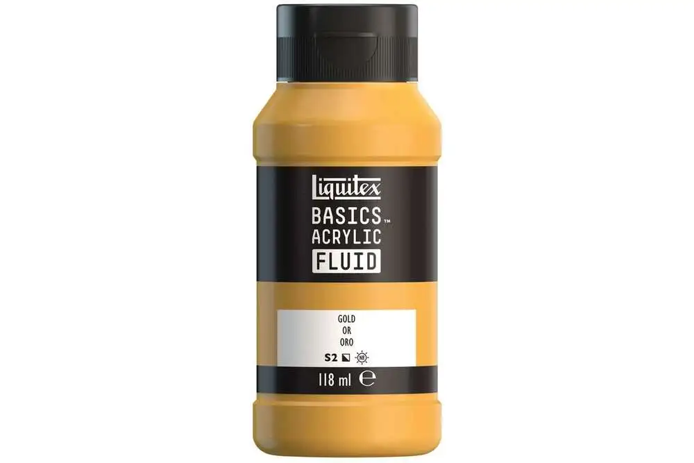 Basics fluid 118ml gold row 051 billede