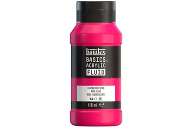 Basics fluid 118ml fluorescent pink row 987
