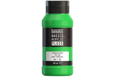 Basics fluid 118ml fluorescent green row 985