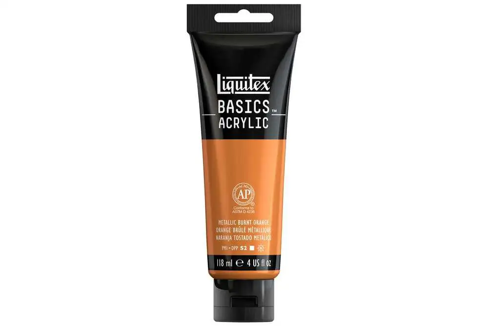 Basics 118ml metallic burnt orange billede