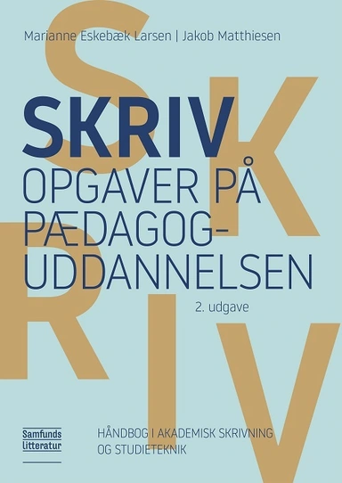 D1 Skriv opgaver på pædagoguddannelsen