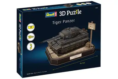 3D Puzzle Tiger I - German Tank