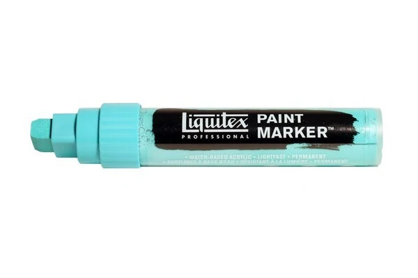 Paint Marker Wide Bright Aqua Green 660 billede