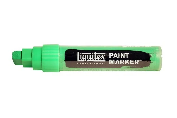 Paint Marker Wide Light Green Permanent 312 billede