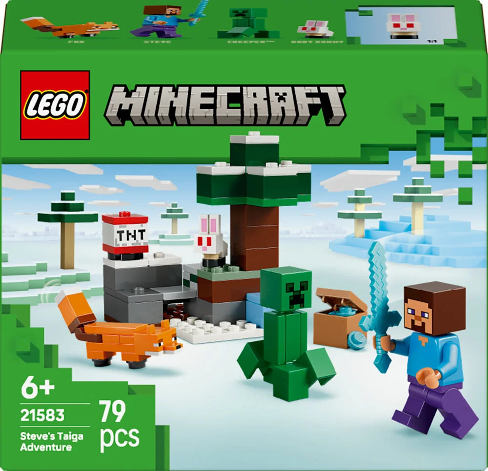 LEGO Minecraft Steves tajga-eventyr