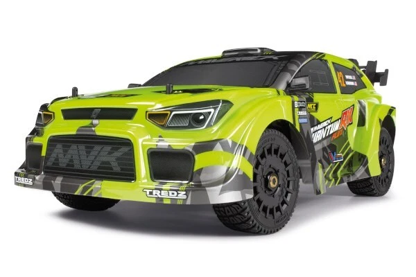 QuantumRX Rally Car Body - Fluoro Green