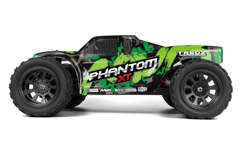 Maverick - Rc Phantom Xt Fjernstyret Rtr Truggy - 1:10 - Grøn - Mv150600