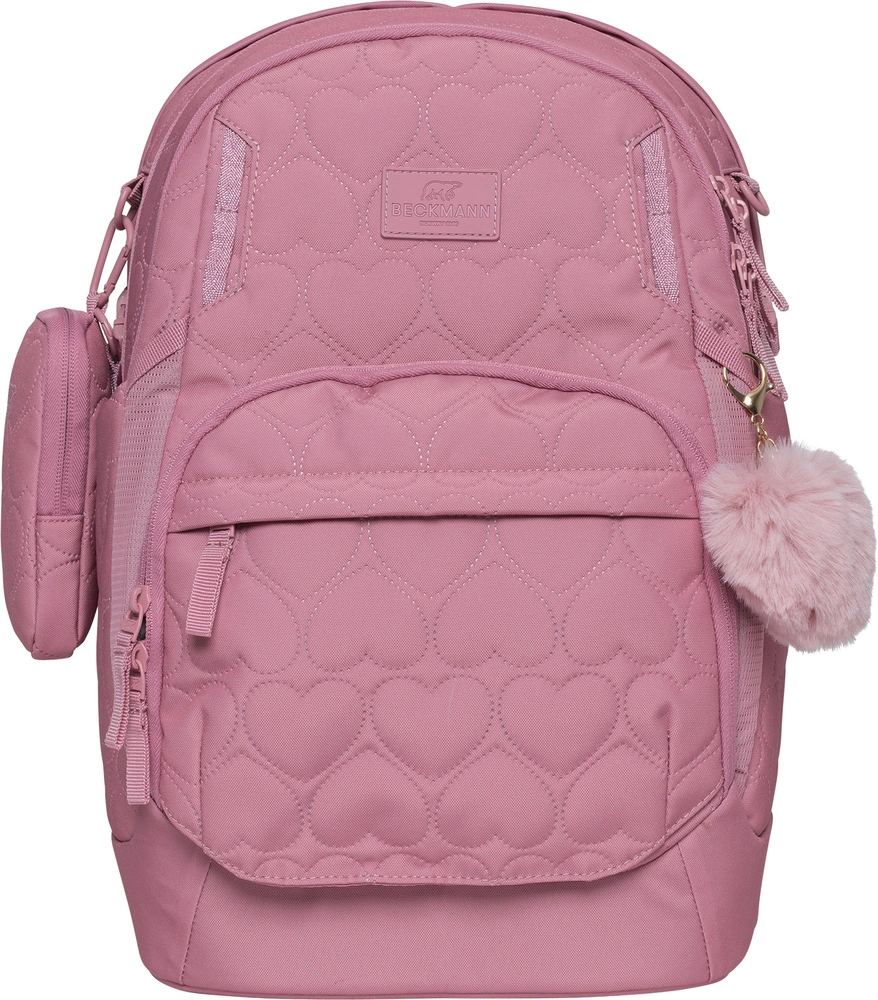 Beckmann Skoletaske - Sport Air - 30L - Padded Heart - Rose
