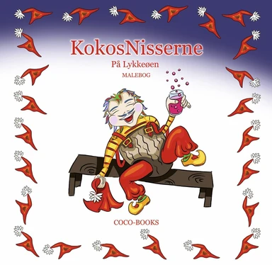 KokosNisserne på Lykkeøen Malebog