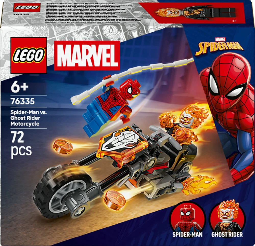 76335 LEGO Super Heroes Marvel Spider-Man mod Ghost Rider på motorcykel billede