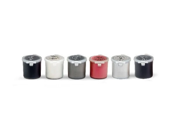 Sports Car set aqua color acrylic 6x5ml