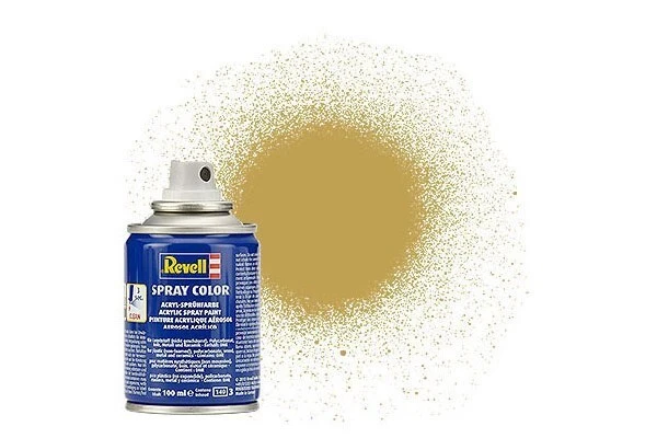 Spray sandy yellow, mat 100 ml. billede