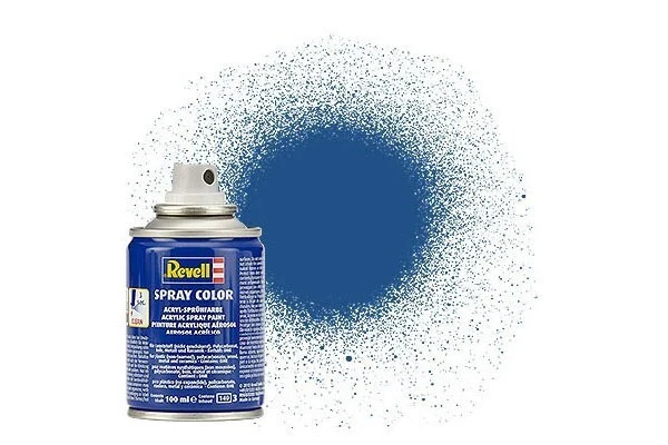 Spray blue, mat 100 ml. billede