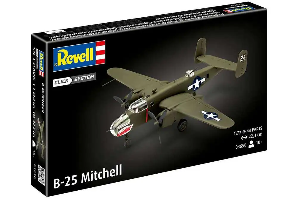 Revell - B-25 Mitchell Easy-click-system Fly Byggesæt - 03650