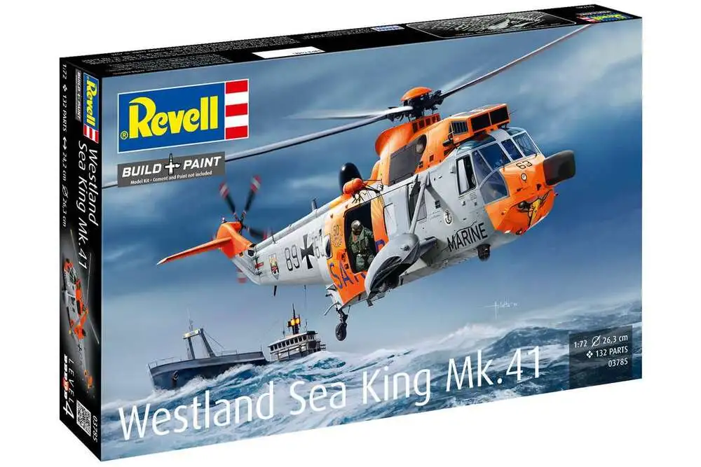 Revell - Westland Sea King Mk. 41 Model Byggesæt - 1:72 - 03785