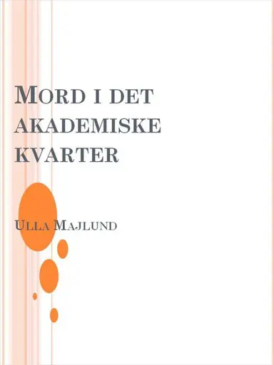 Mord i det akademiske kvarter