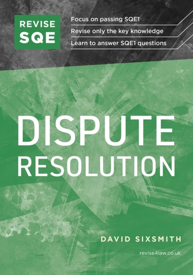 Revise SQE Dispute Resolution 2nd Ed