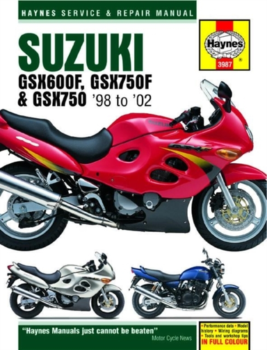 Suzuki GSX600F, GSX750F & GSX750 '98-'02