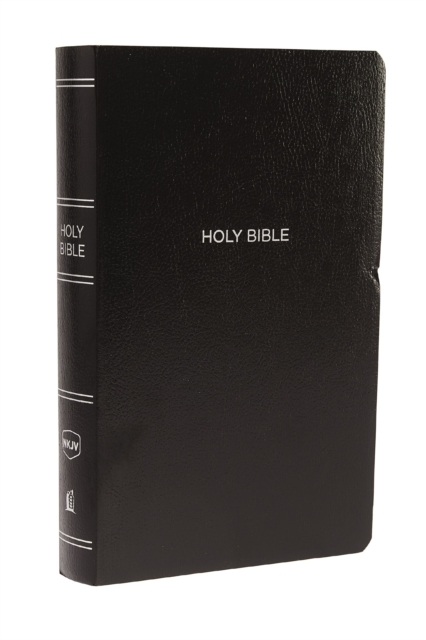 NKJV, Gift and Award Bible, Leather-Look, Black, Red Letter Edition, Comfort Print