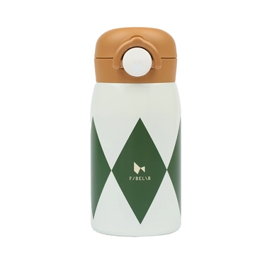 Water Bottle - Harlekin - Deep lichen green