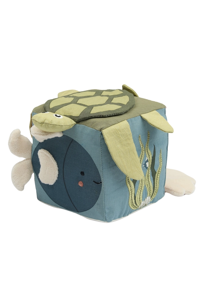 Fabric Cube - Sea
