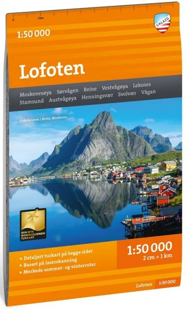 Turkart Lofoten 1:50 000