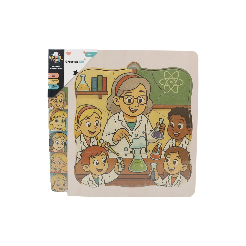 Kinder and Kids Lag-puslespil, Pigeliv billede