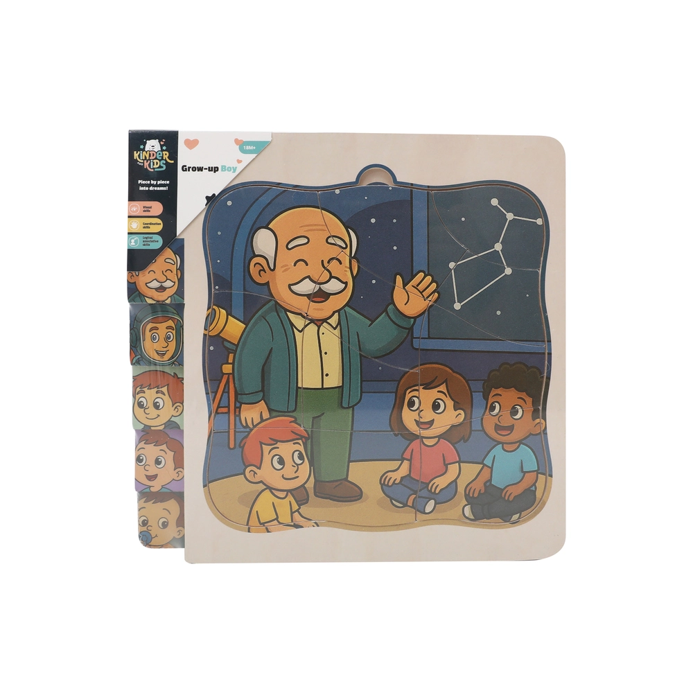 Kinder and Kids Lag-puslespil, Drengeliv billede