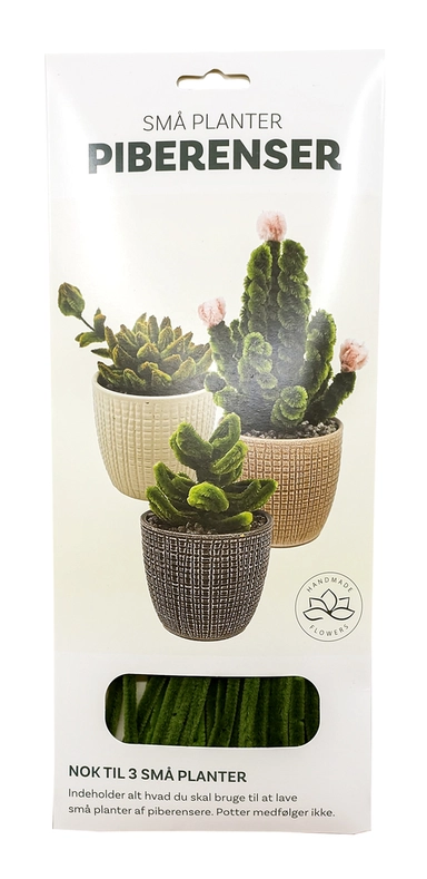 Piberenser Små planter kaktus 3 stk