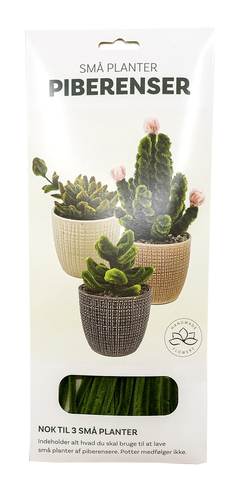 Piberenser Små planter kaktus 3 stk