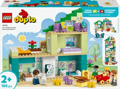 10470 LEGO DUPLO Town 3-i-1 Moderne familiehus med figurer