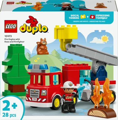 10473 LEGO DUPLO Town Brandbil med slange og brandmand