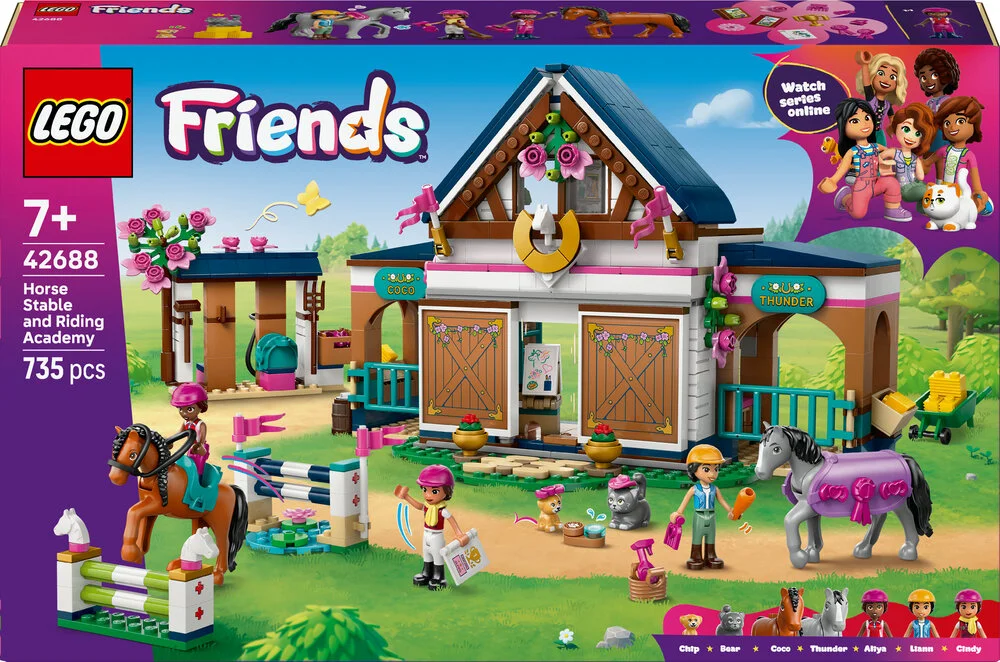 42688 LEGO Friends Hestestald og rideskole billede