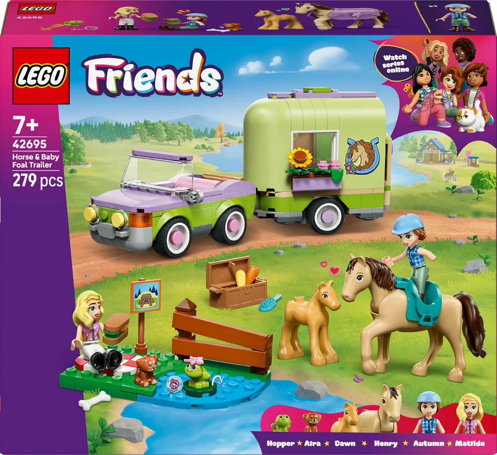 42695 LEGO Friends Heste- og føltrailer