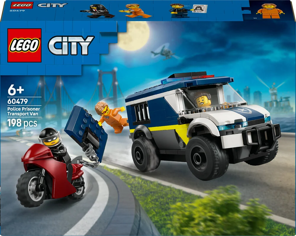 60479 LEGO City Politivogn til fangetransport billede