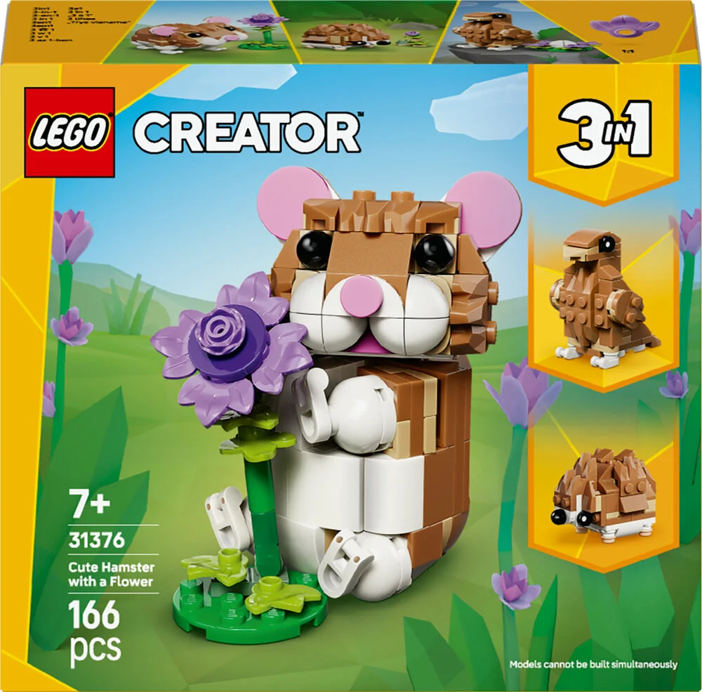 31376 LEGO Creator Sød hamster med blomst billede