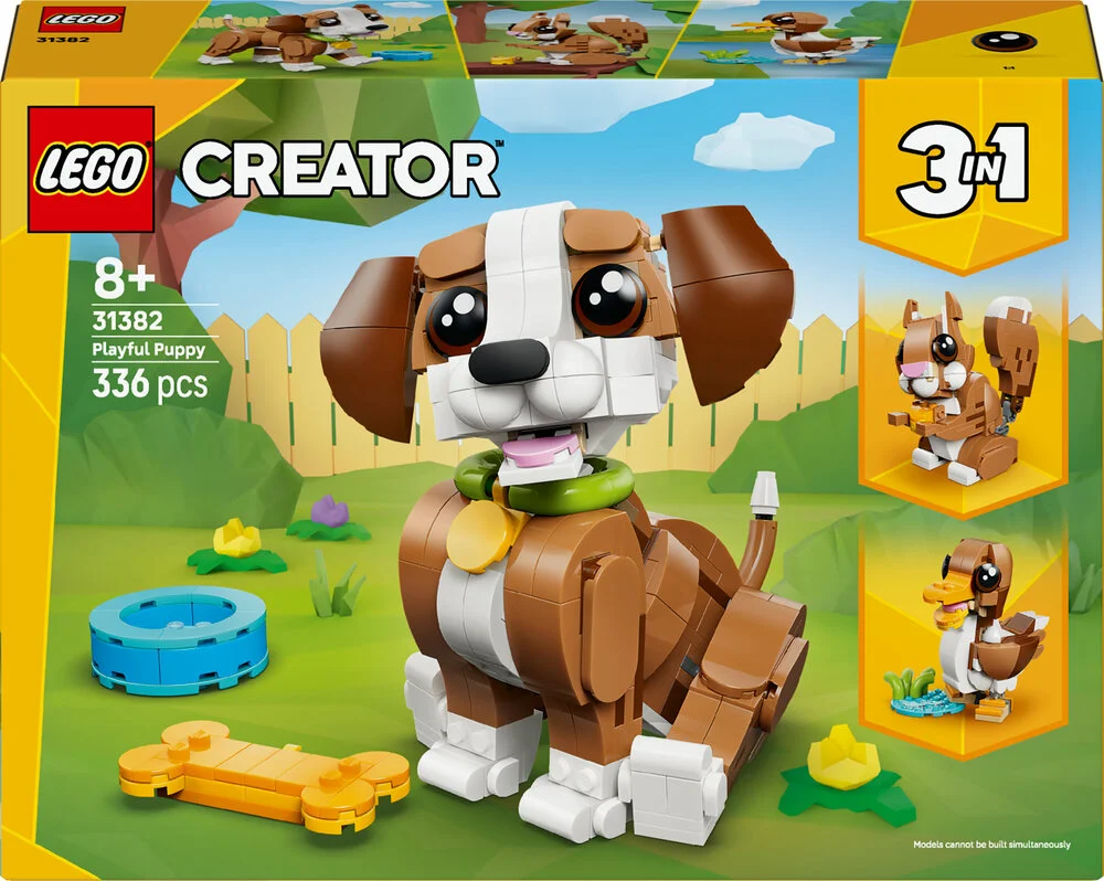 31382 LEGO Creator Søde dyr: Legesyg hundehvalp