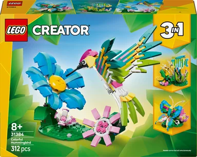 31384 LEGO Creator Vilde dyr: Farverig kolibri