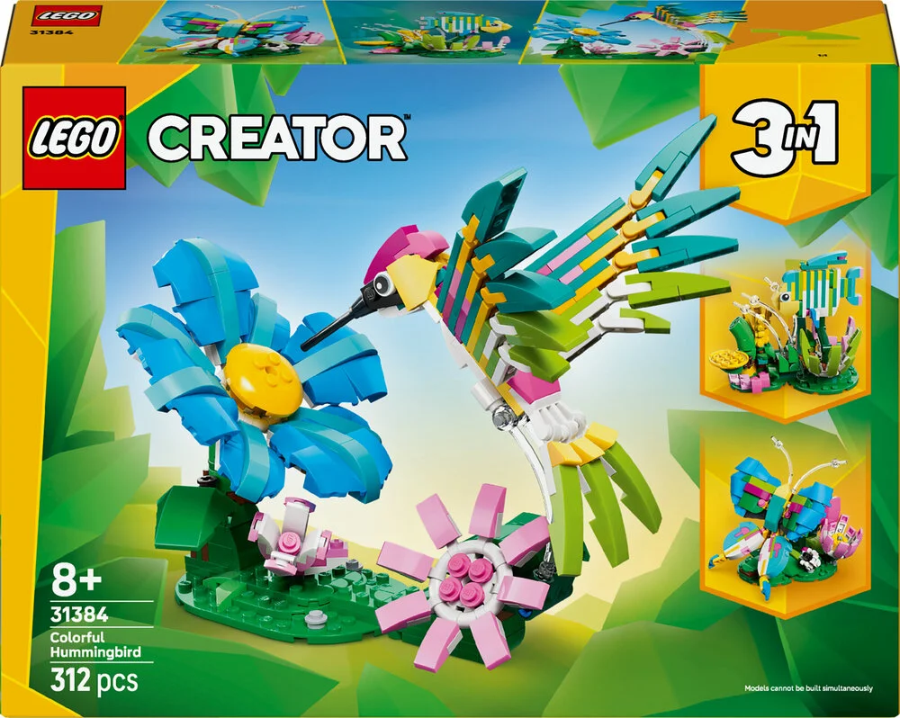 31384 LEGO Creator Vilde dyr: Farverig kolibri billede